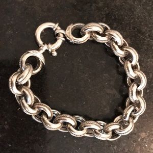 Ross and Simon Sterling Silver Link Bracelet